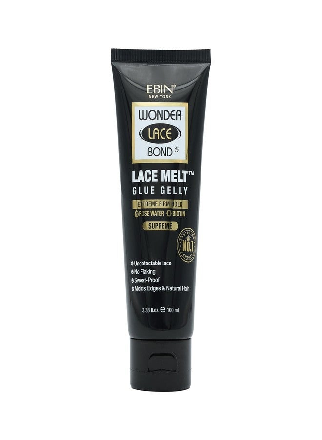 EBIN NEW YORK Wonder Lace Melt Glue Gelly 3.38floz/100ml – Strong Hold Wig Adhesive I Fast Drying,Invisible Finish, Sweat-Resistant
